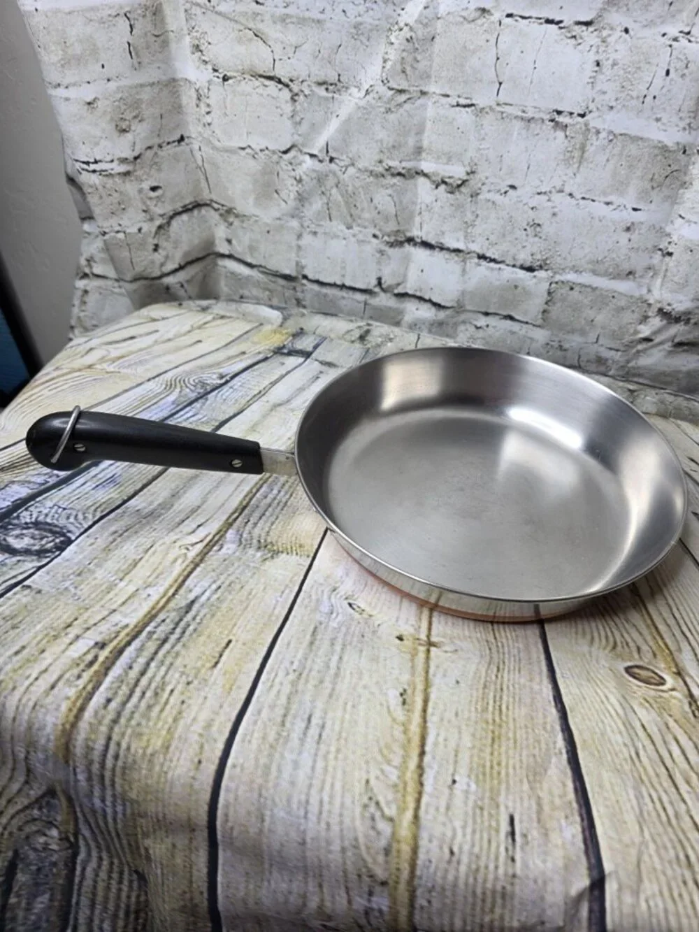 Revere Ware 1801 10 Inch Stainless Steel Fry Pan Skillet Copper Stainless Steel